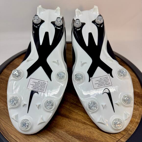 Nike Men's Alpha Menace Detachable 12.5 Wide Football Cleats Black DR5662-001 - Picture 8 of 10